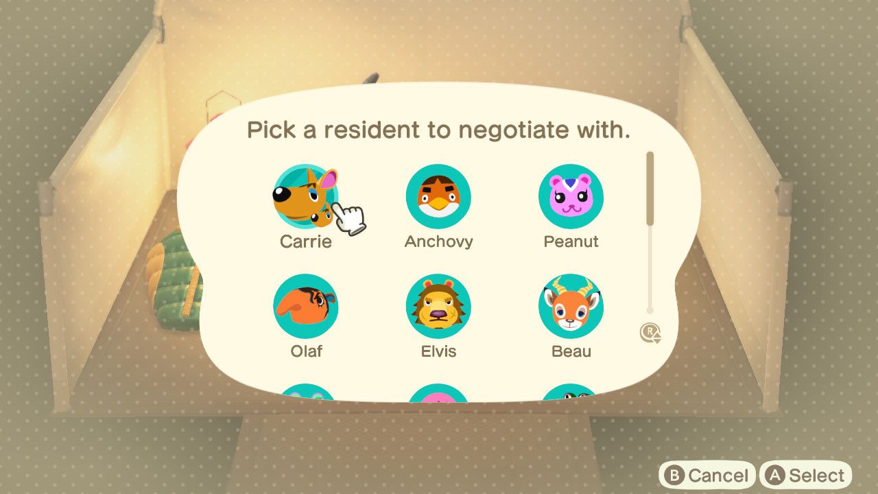 how to choose which villager moves out campsite? 2