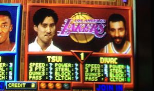josh tsui on the NBA Jam character select screen