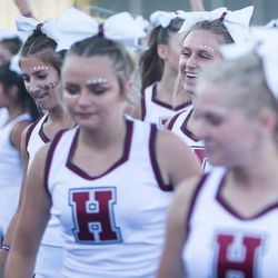 Herriman High School plays Lone Peak High School at Herriman on Friday, Aug. 18, 2017