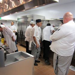 Chefs in the kitchen.