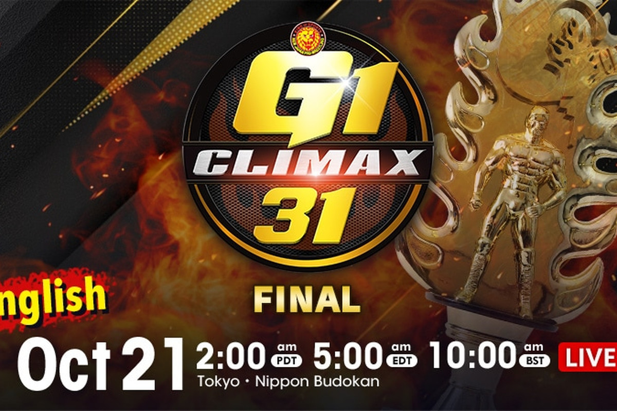 Graphic for G1 Climax 31 finals