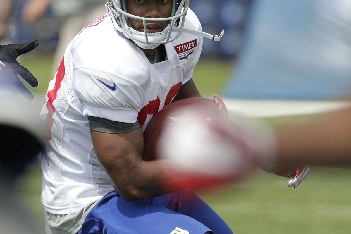 Any questions about where Victor Cruz is on the Giants' wide receiver depth chart? Tim Farrell/THE STAR-LEDGER via US PRESSWIRE