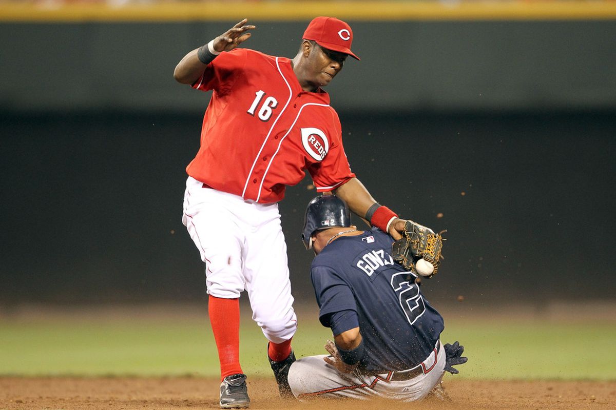 Remember when we were both shortstops for the Reds, and the Red Sox?  Weird, huh?  (Photo by Andy Lyons/Getty Images)