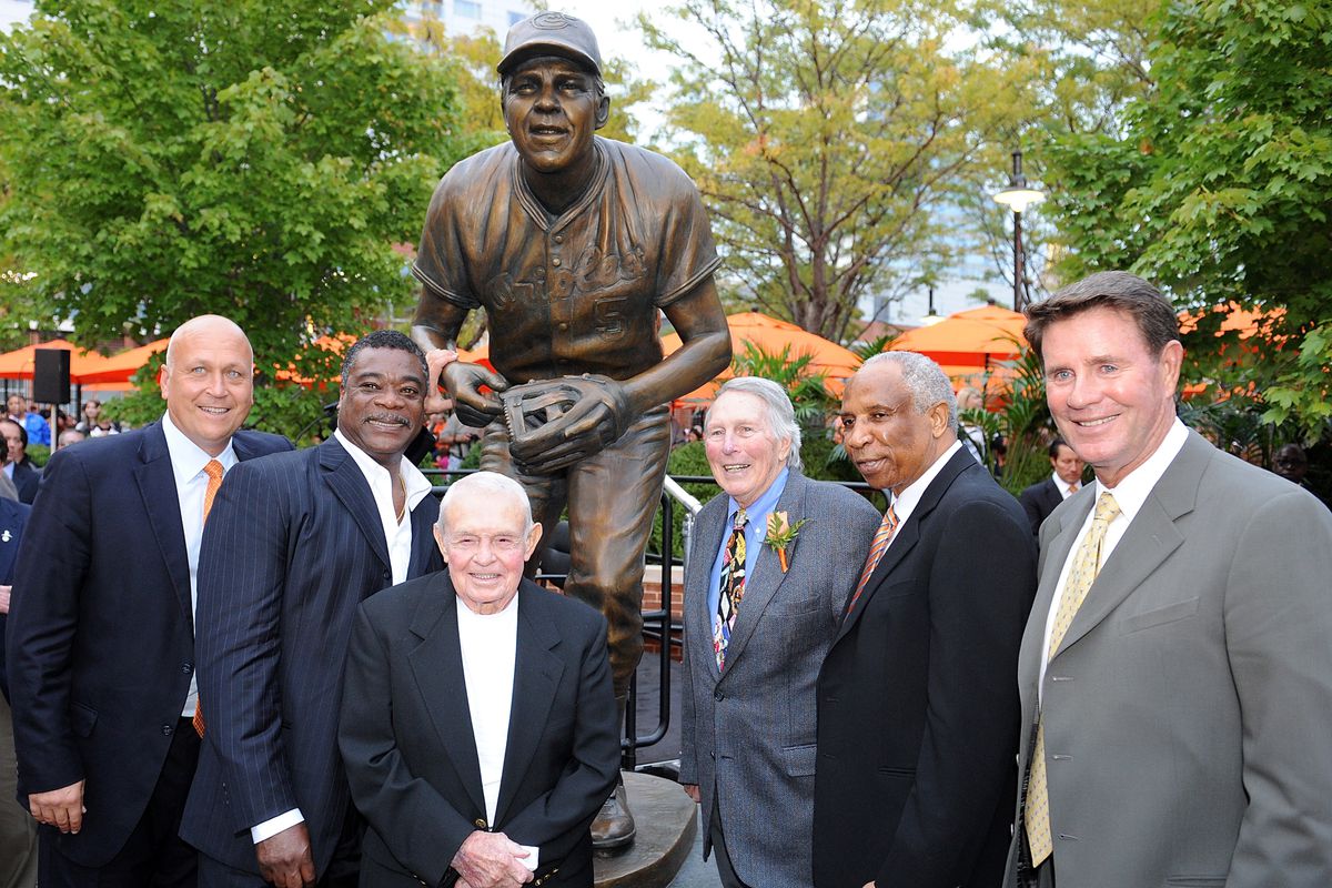 The O's Hall of Fame contingent. 
