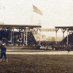 The Logan Squares in Callahan’s Ball Park, circa 1909. | Courtesy Logan Square Preservation 