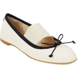 Collection Privee, Wide Strap Ballerina Flats, <a href="http://www.barneys.com/on/demandware.store/Sites-BNY-Site/default/Product-Show?pid=503191529&cgid=womens-flats&index=24">$345</a>