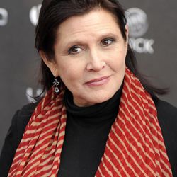 FILE - In this Thursday, April 7, 2011 file photo, Carrie Fisher arrives at the 2011 NewNowNext Awards in Los Angeles. On Tuesday, Dec. 27, 2016, a publicist said Fisher has died at the age of 60. 