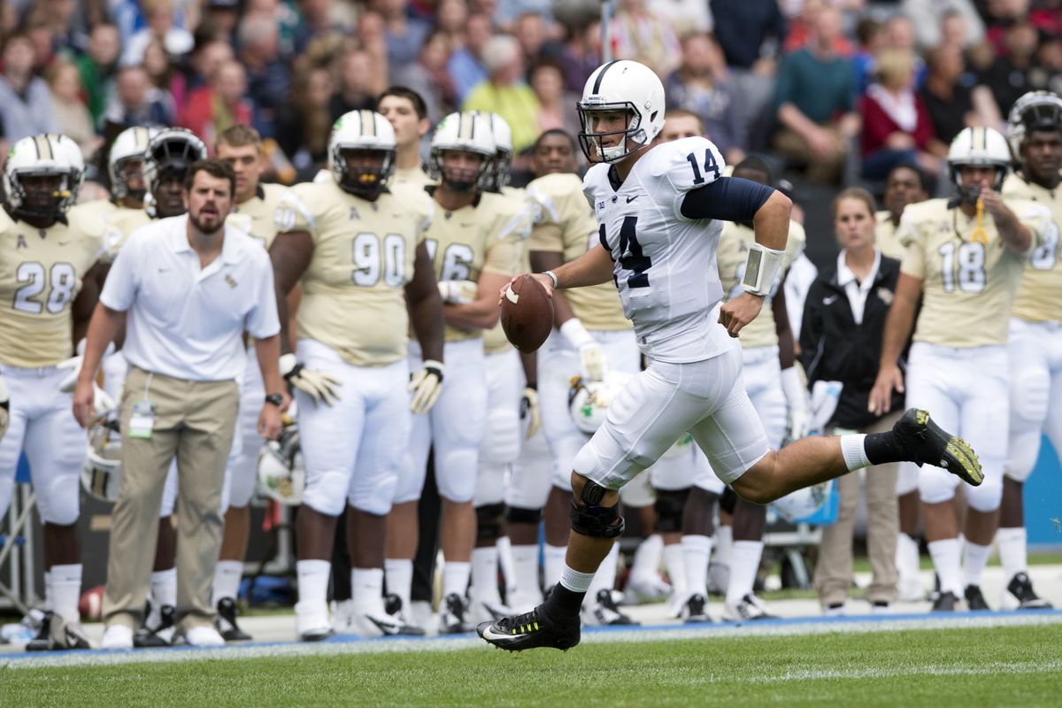 Christian Hackenberg threw for a Penn State record 454 yards in Dublin on Saturday