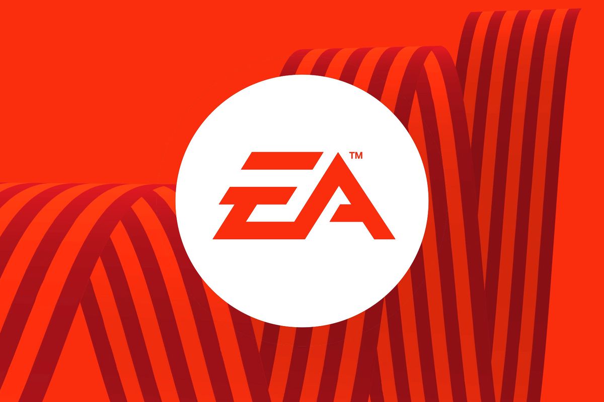 EA logo on red background