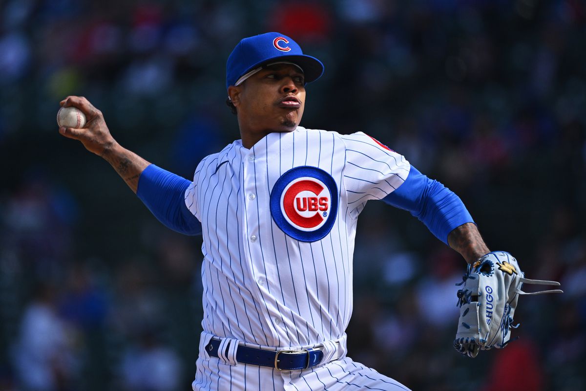 Marcus Stroman #0 of the Chicago Cubs pitches against the Cincinnati Reds at Wrigley Field on October 2, 2022 in Chicago, Illinois.