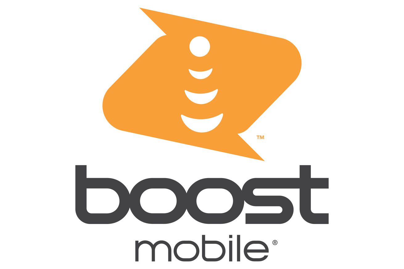 Boost Mobile’s new logo under Dish Network.
