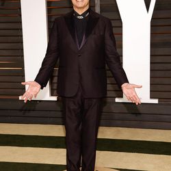 In this Feb. 22, 2015 file photo, John Travolta arrives at the 2015 Vanity Fair Oscar Party in Beverly Hills, Calif. Since strutting onto the big screen in "Saturday Night Fever," John Travolta"™s career has been one of dramatic ups and downs, from comeback king to Internet meme. Travolta, 61, is prepping a handful of projects and ahead of the release of an explosive documentary on Scientology that focuses considerably on Travolta"™s relationship with the organization.