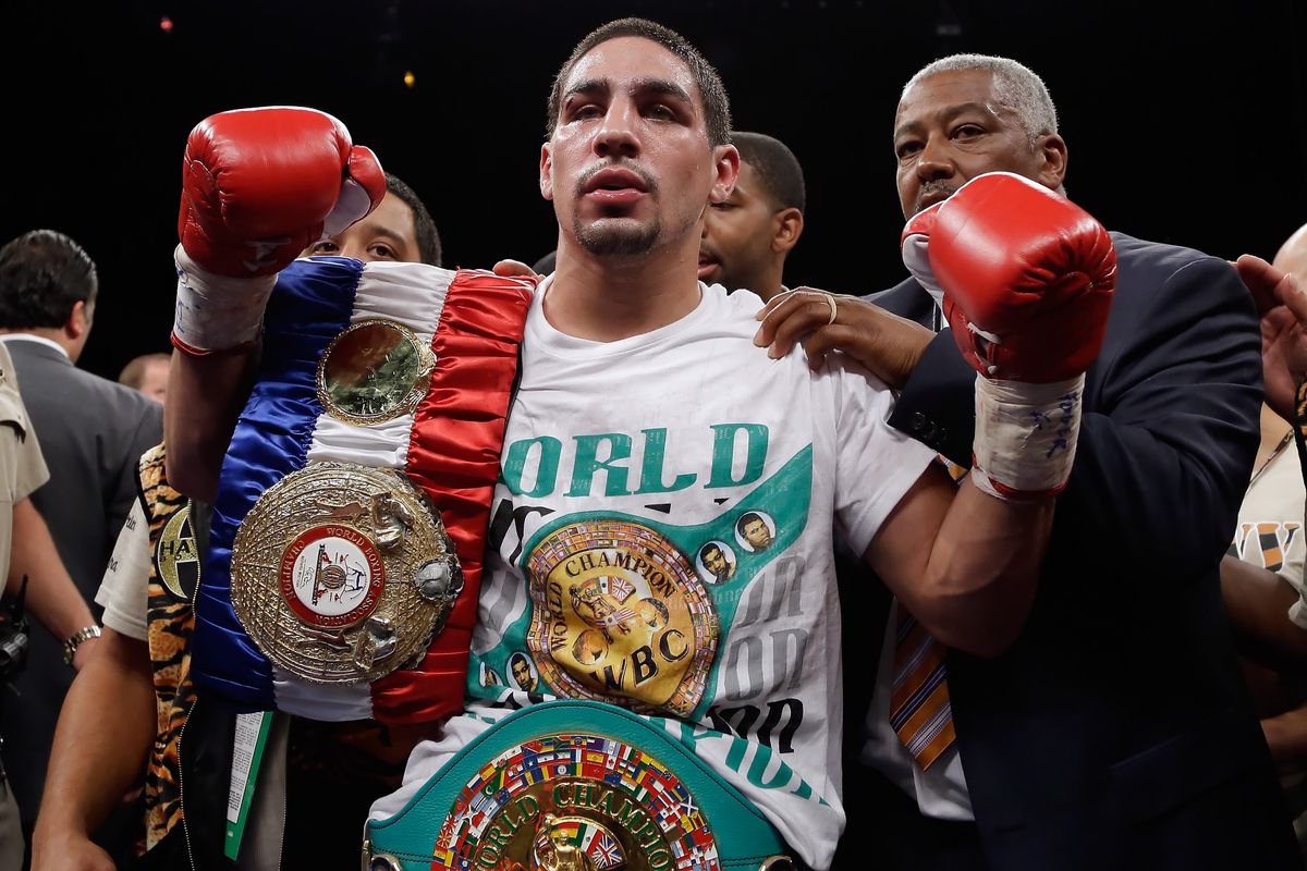 Danny Garcia will face Erik Morales in a rematch on October 20 in Brooklyn, live on Showtime from the Barclays Center. (Photo by Jeff Gross/Getty Images)