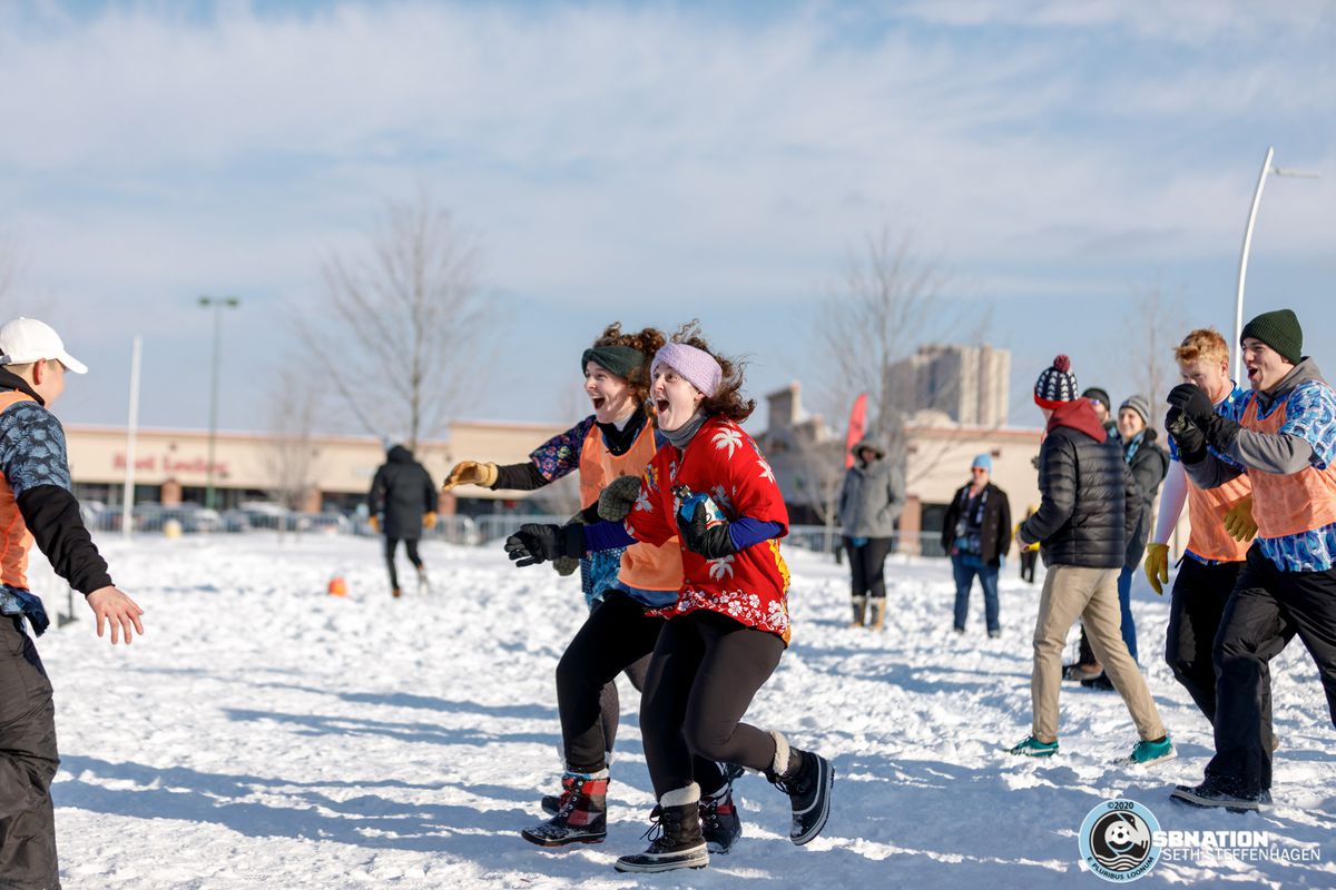 February 9, 2020 - Saint Paul, Minnesota, United States - Scenes from the 3rd annual Surly Boot Soccer Tournament at Allianz Field. 
