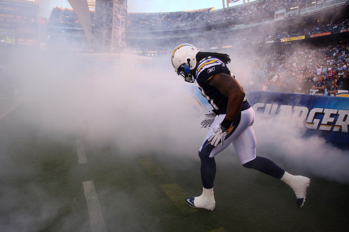 Bob Sanders won't be suiting up for the Chargers anymore. (Photo by Donald Miralle/Getty Images)
