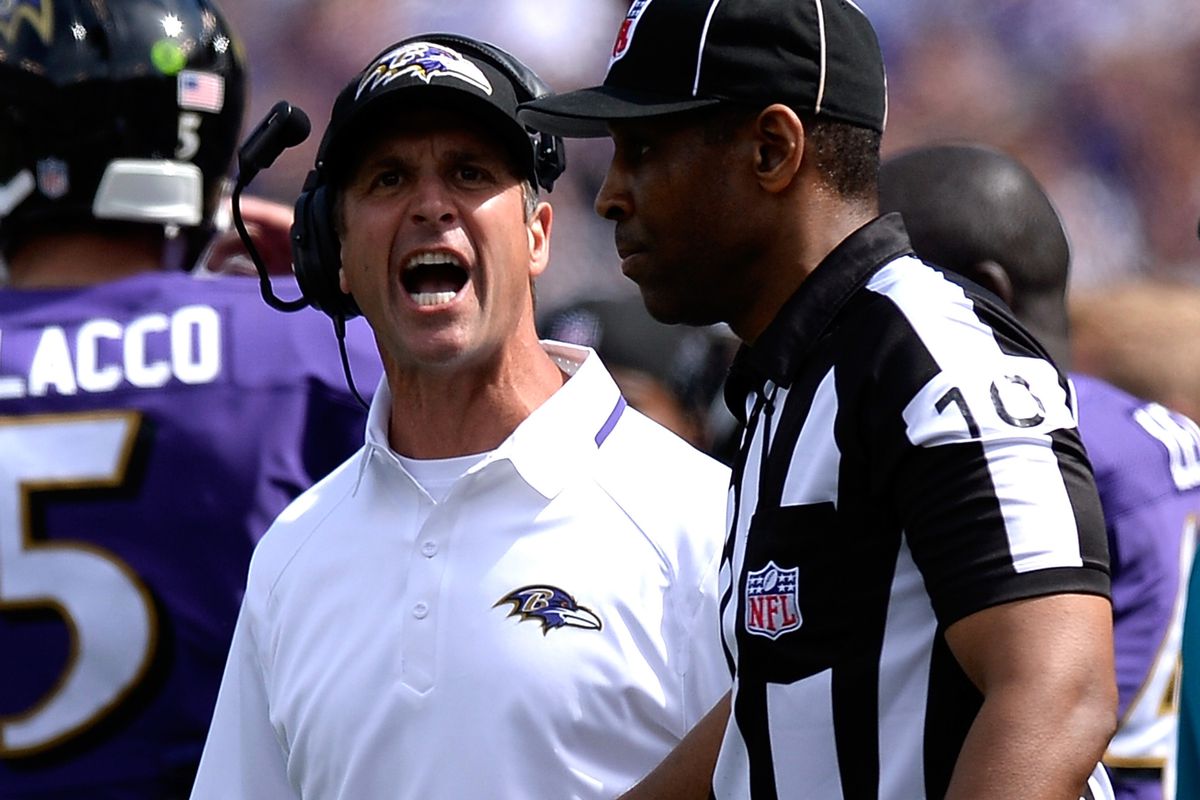 John Harbaugh voiced his displeasure with the party bus incident on Monday. 