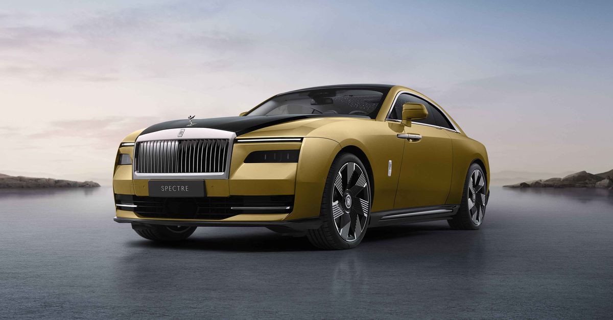 Rolls-Royce announces the 2024 Spectre electric ‘super coupe’ with 260 miles of ..