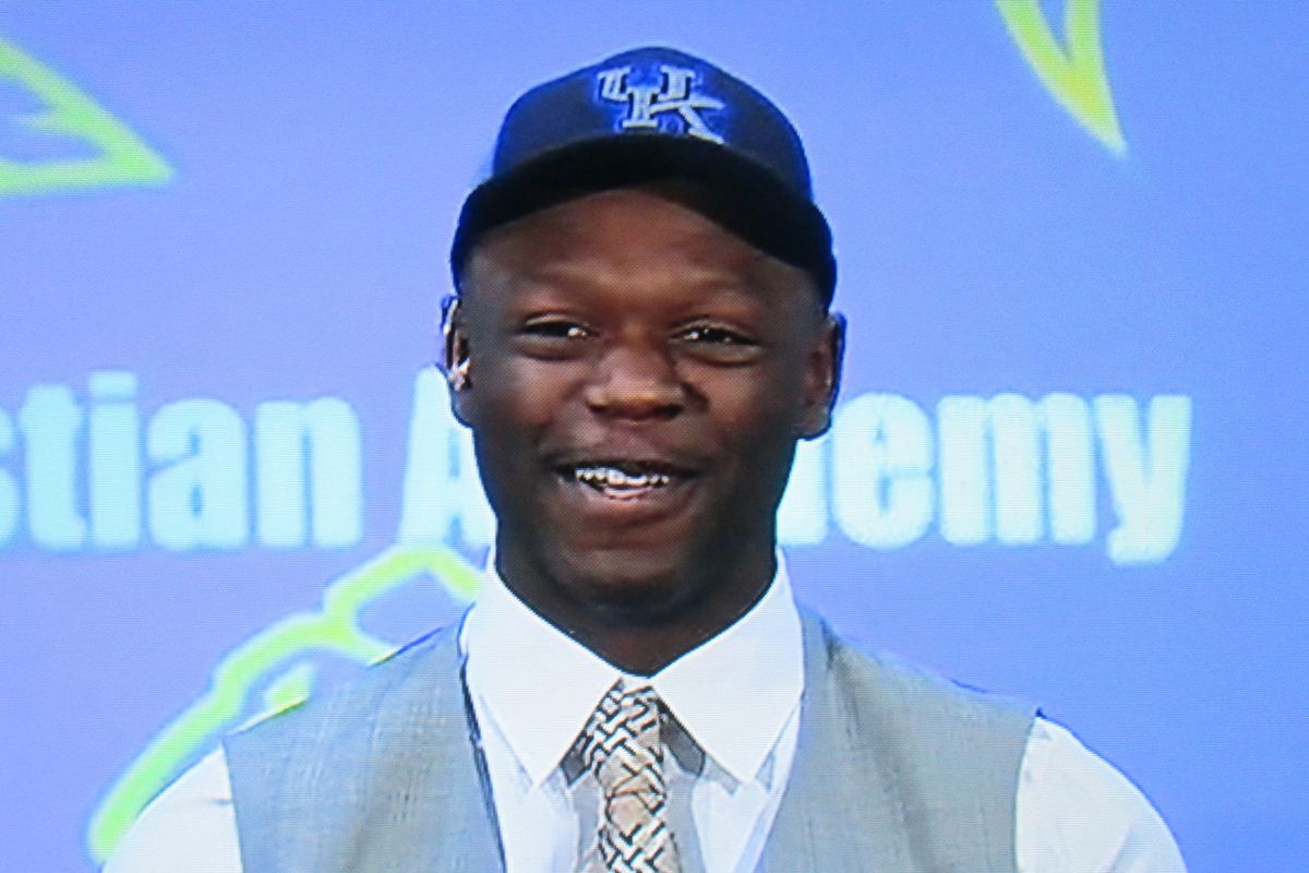 Julius Randle moments after his decision
