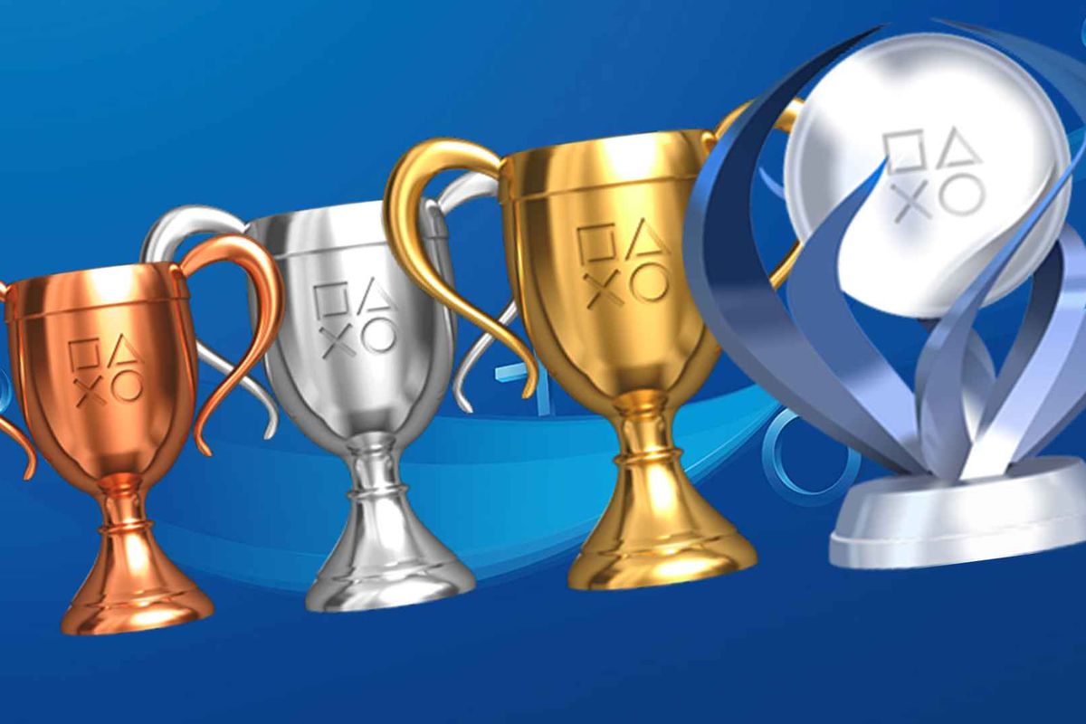 the four different trophies of the PlayStation Network trophy system
