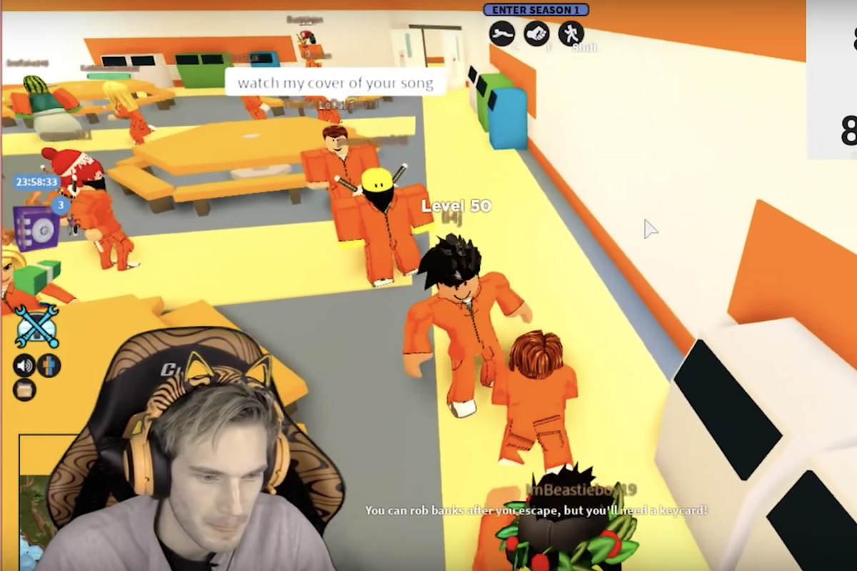 Roblox Reinstates Pewdiepie Because It Only Meant To Ban Pewdie The Verge