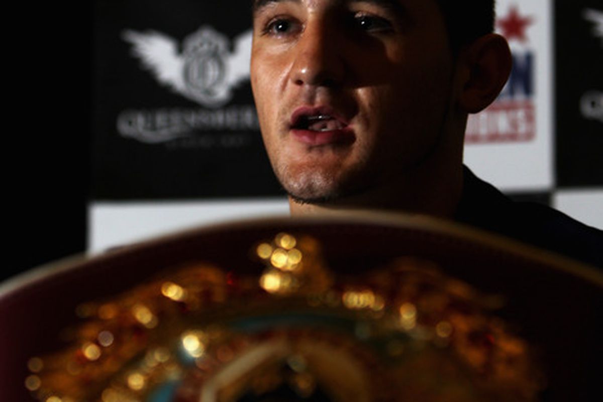 Nathan Cleverly can't catch a break this week. (Photo by Dean Mouhtaropoulos/Getty Images)