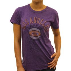 <a href="http://store.nba.com/product/index.jsp?productId=12181881#"><b>Junkfood</b> Los Angeles Lakers Heathered Womens T-Shirt</a> $25.99
