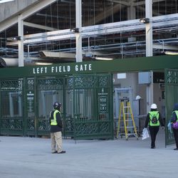 The new left field gate