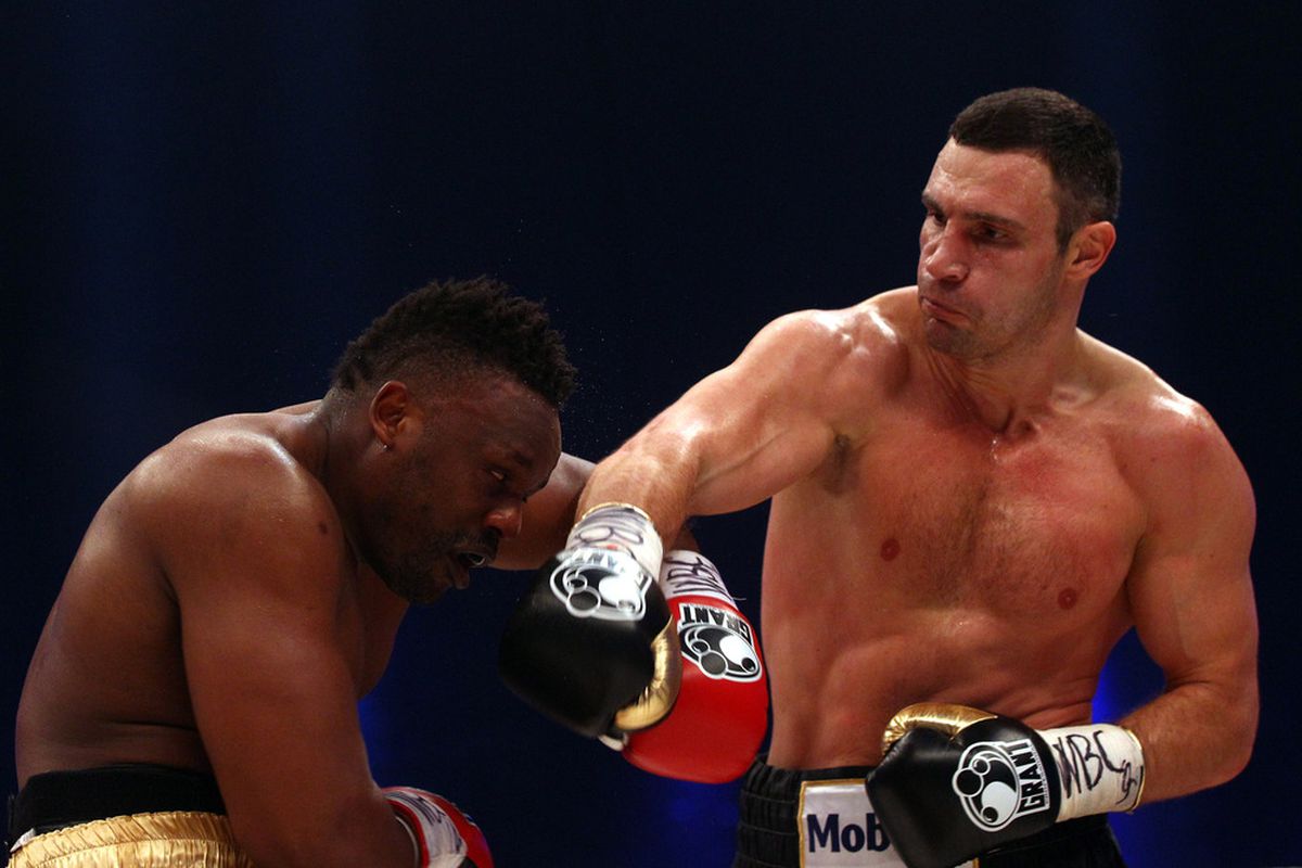 Vitali Klitschko's right hand was his main weapon on Saturday, and for good reason. (Photo by Alexander Hassenstein/Bongarts/Getty Images)