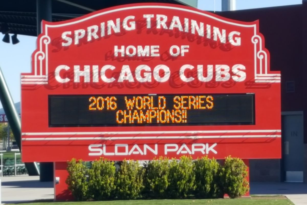 cubs 2018 spring training broadcast schedule - bleed cubbie blue