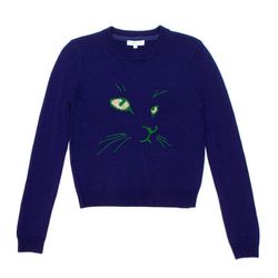 <b>Opening Ceremony</b> Merino Cat Embroidered Sweater in navy, <a href="http://www.openingceremony.us/products.asp?menuid=2&designerid=6&productid=73278&key=cat+embroidered">$175</a>