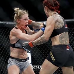 Holly Holm and Cris Cyborg exchange shots at UFC 219.