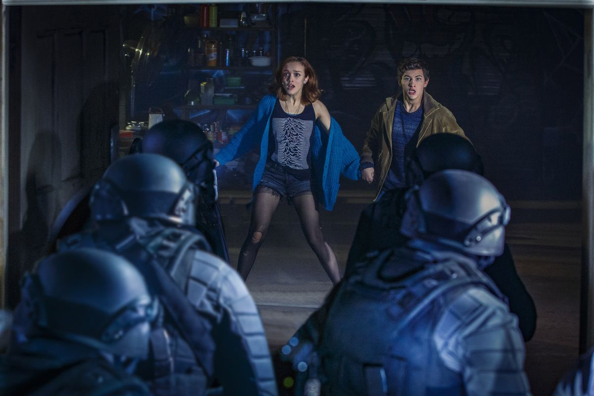 Olivia Cooke and Tye Sheridan as Wade and Art3mis in Ready Player One