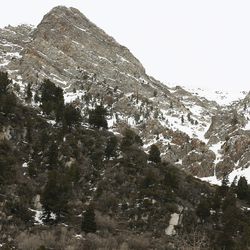Little snow remains in Little Cottonwood Canyon on Wednesday, April 4, 2018.
