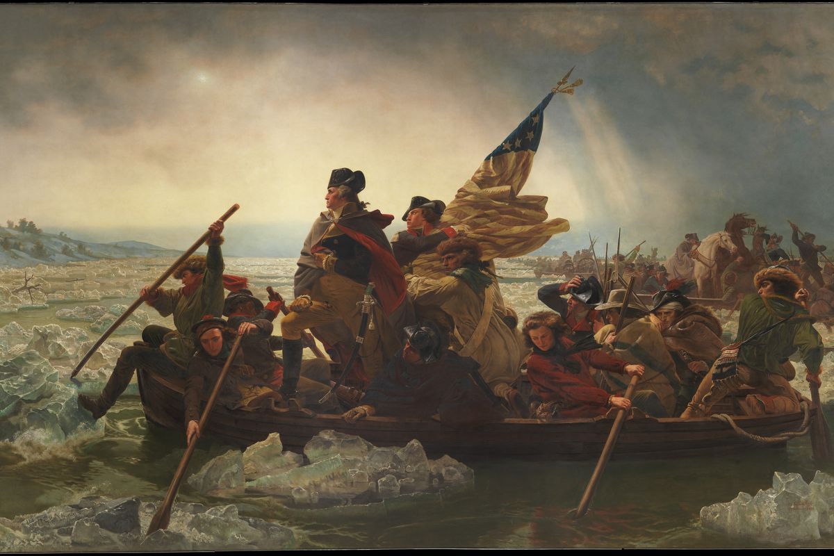 George Washington crosses the Delaware, makes the world a worse place in the process.