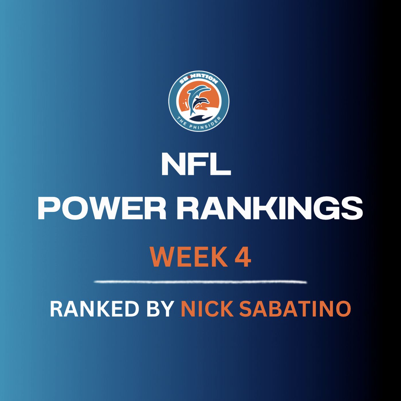 The Official 2022 NFL Power Rankings (Week 4 Edition!)