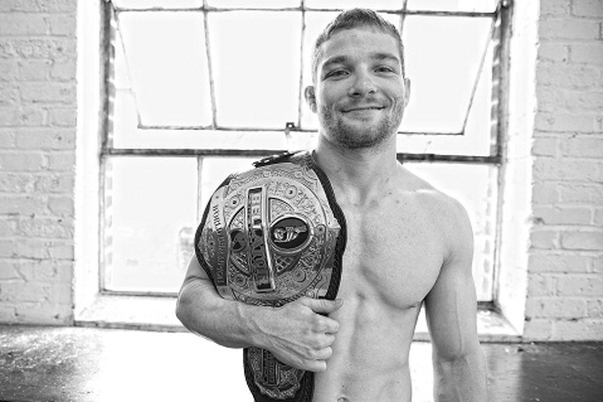 Photo of Bellator bantamweight champion Zach Makovsky via <a href="http://mmadiehards.com/live/wp-content/uploads/2011/03/132816_10150109608105409_501875408_7778992_7727360_o.jpg">MMA Die Hards</a>