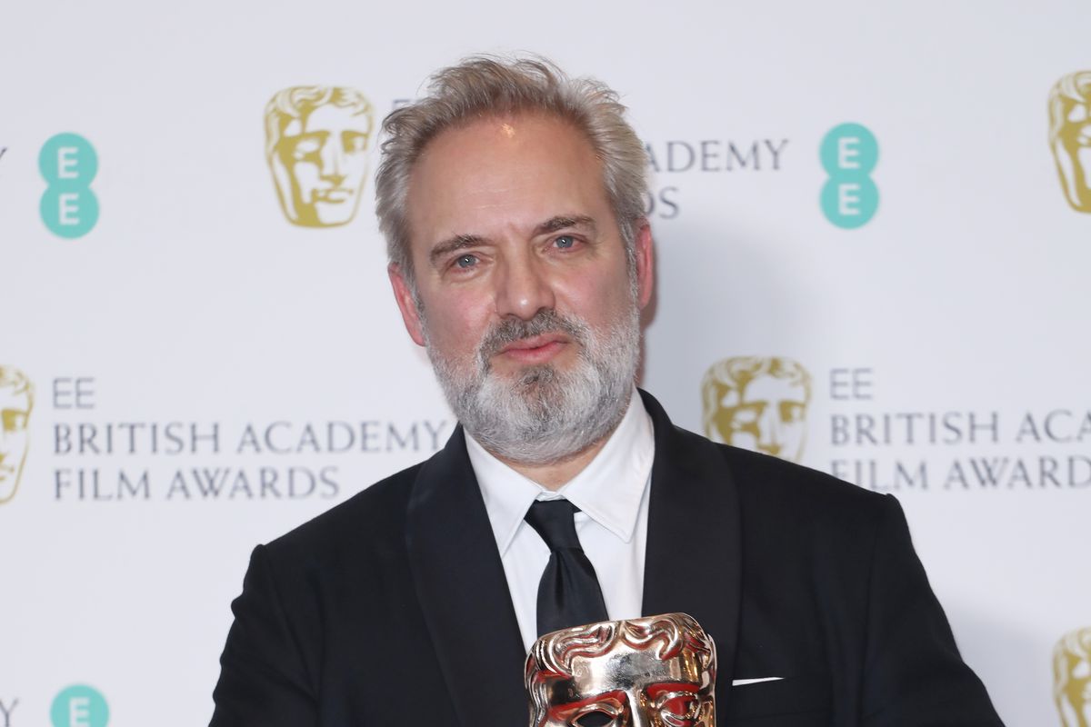 Sam Mendes poses in the Winners Room during the EE British Academy Film Awards 2020 at Royal Albert Hall on February 02, 2020 in London, England.