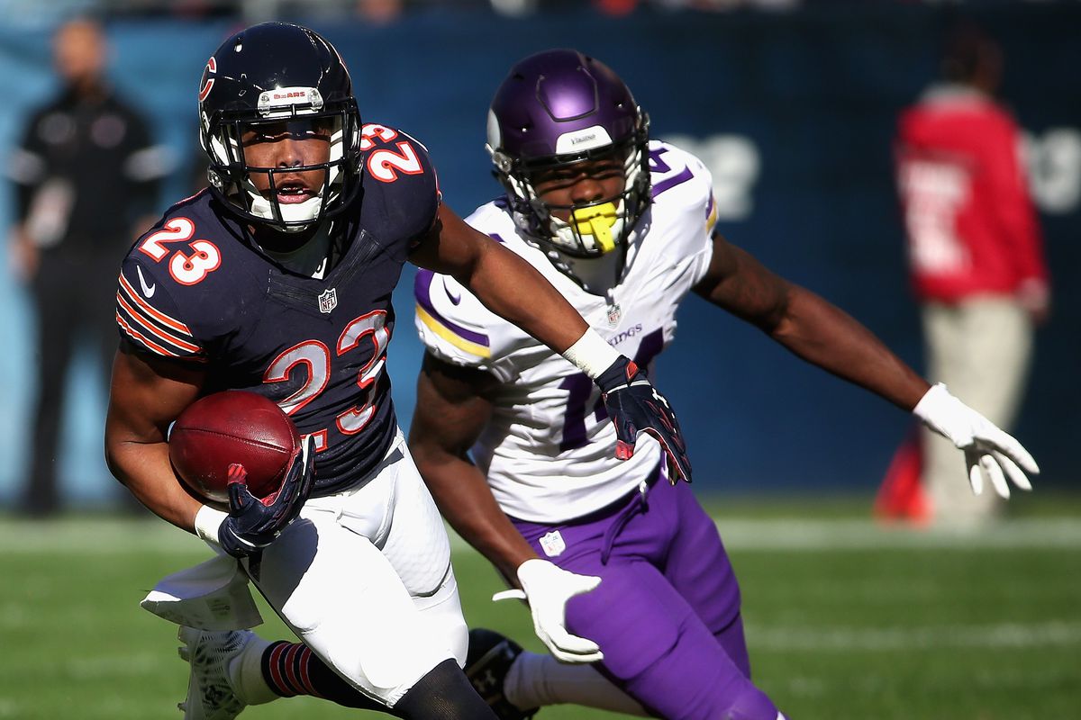 Kyle Fuller runs back a pick off of Teddy Bridgewater... may he have many, many more...