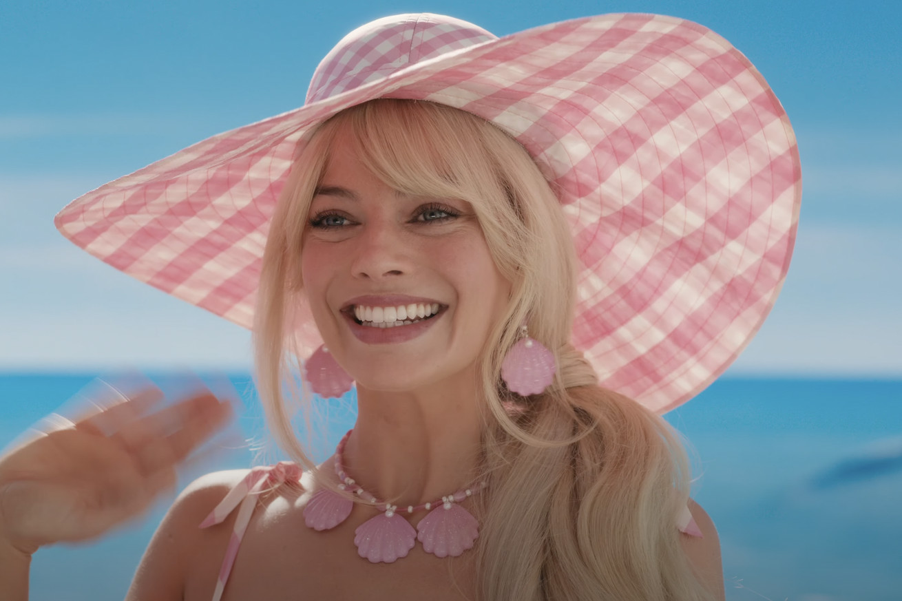 Margot Robbie in the Barbie movie.