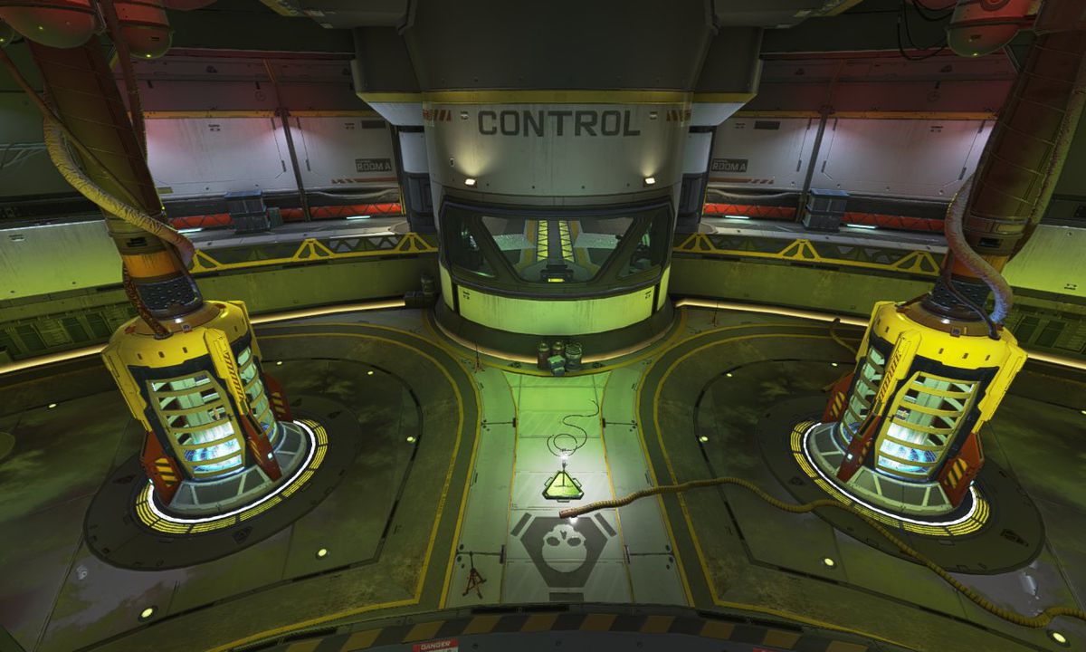 El nuevo mapa de control de Apex Legends incluye este lugar en Caustic's Lab.