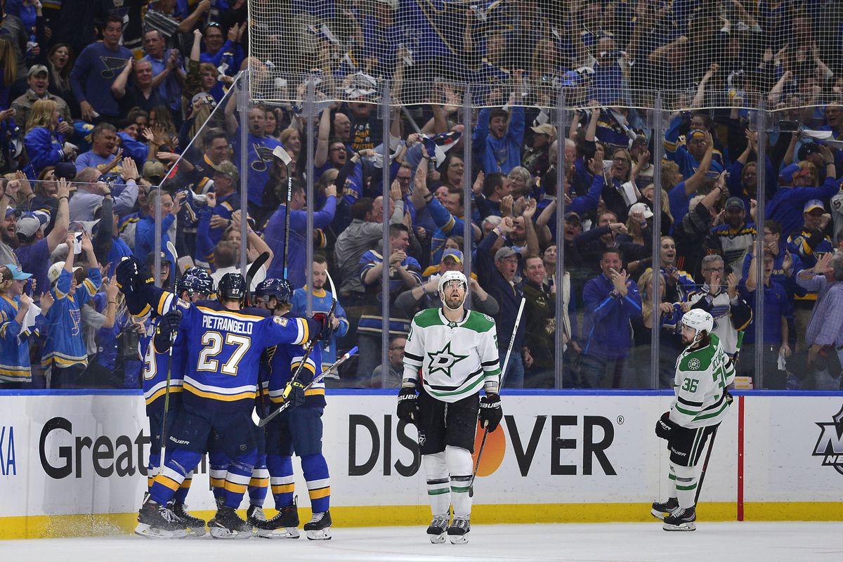 NHL: Stanley Cup Playoffs-Dallas Stars at St. Louis Blues