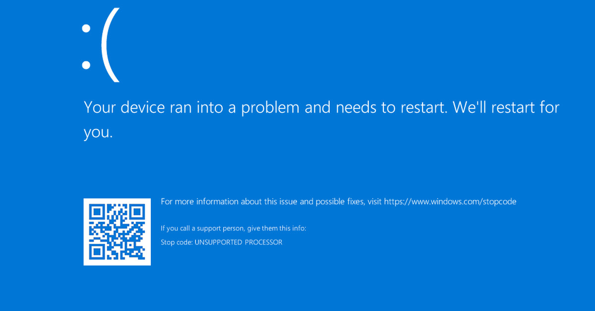 Microsoft investigating Windows 11 BSOD ‘unsupported processor’ update errors