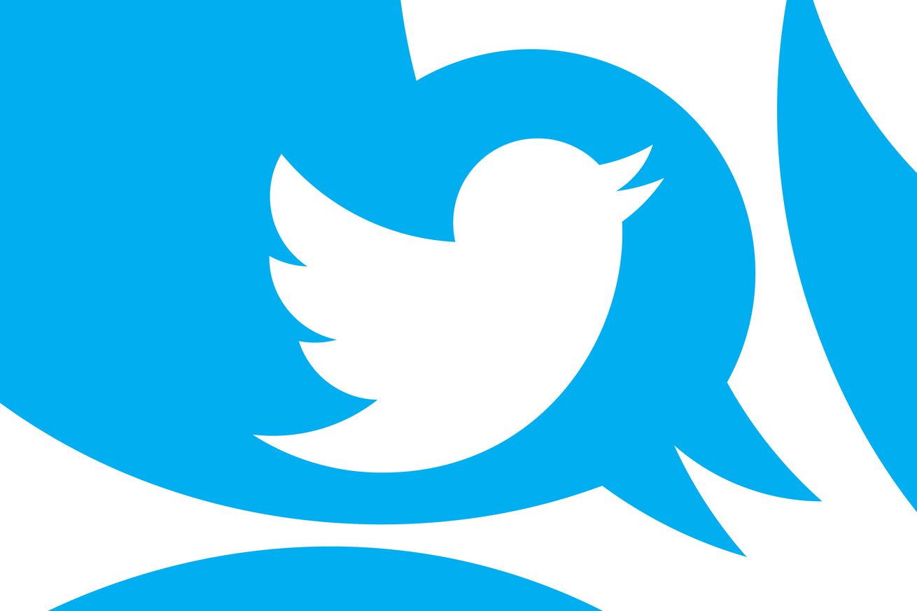 An image showing Twitter’s logo inside of another Twitter logo