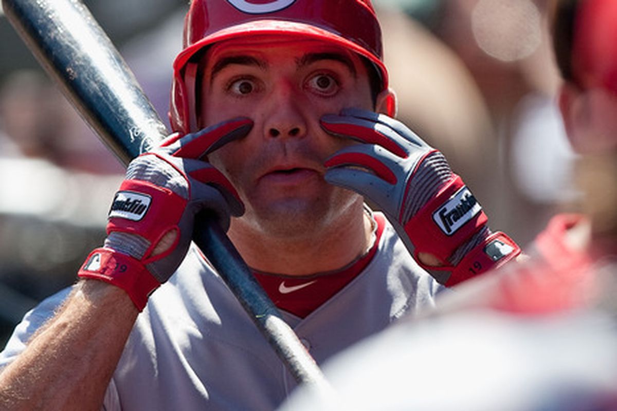 Joey Votto:  MVP, Gold Glove, Silver Slugger, All-Star, and Gold Medalist in Made Ya Blink.