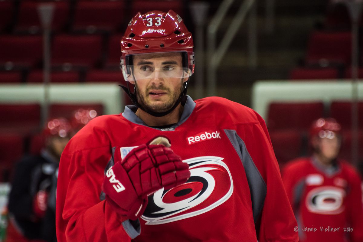 Derek Ryan, who leads the Checkers in goals and points, is expected to make his NHL debut tonight.