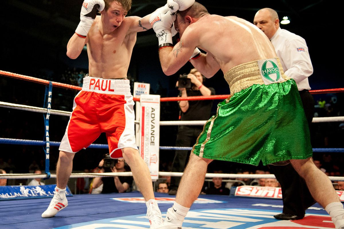 Paul Appleby won a close fight today over Stephen Ormond in Glasgow.. (Photo by Rob Casey/Getty Images)