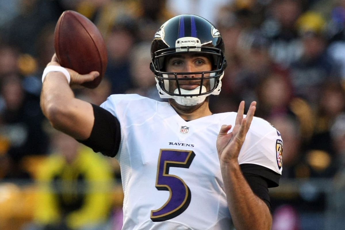 Joe Flacco and the Ravens are 3-4 entering the bye week. 