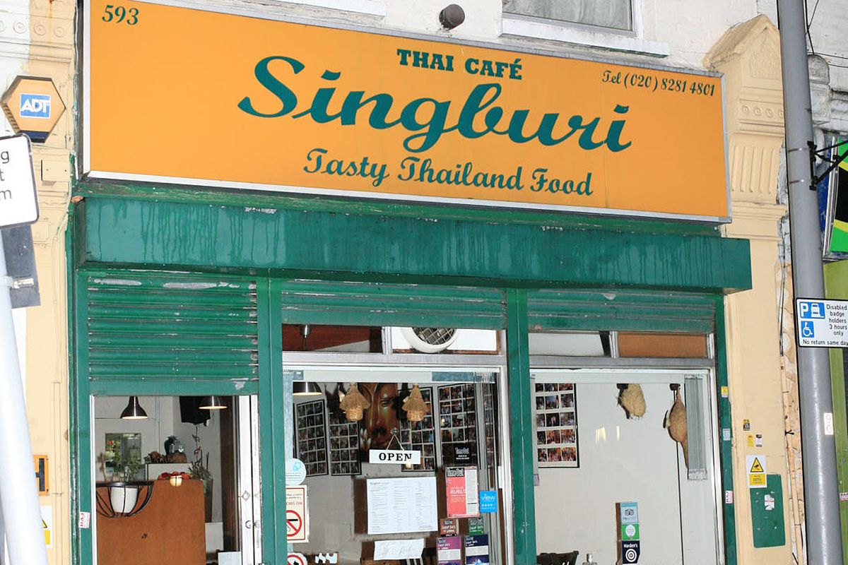 Singburi —&nbsp;London’s great Thai restaurant — in Leytonstone. One of the best restaurants in the city