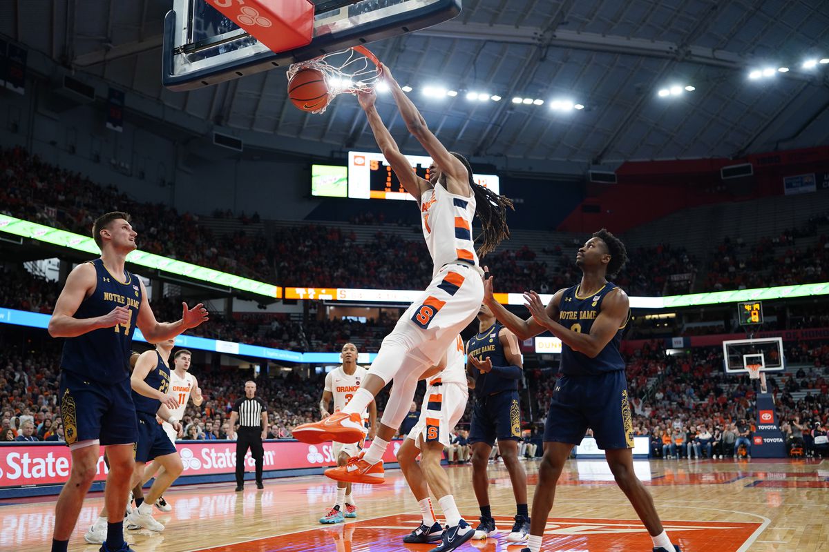 COLLEGE BASKETBALL: JAN 14 Notre Dame at Syracuse