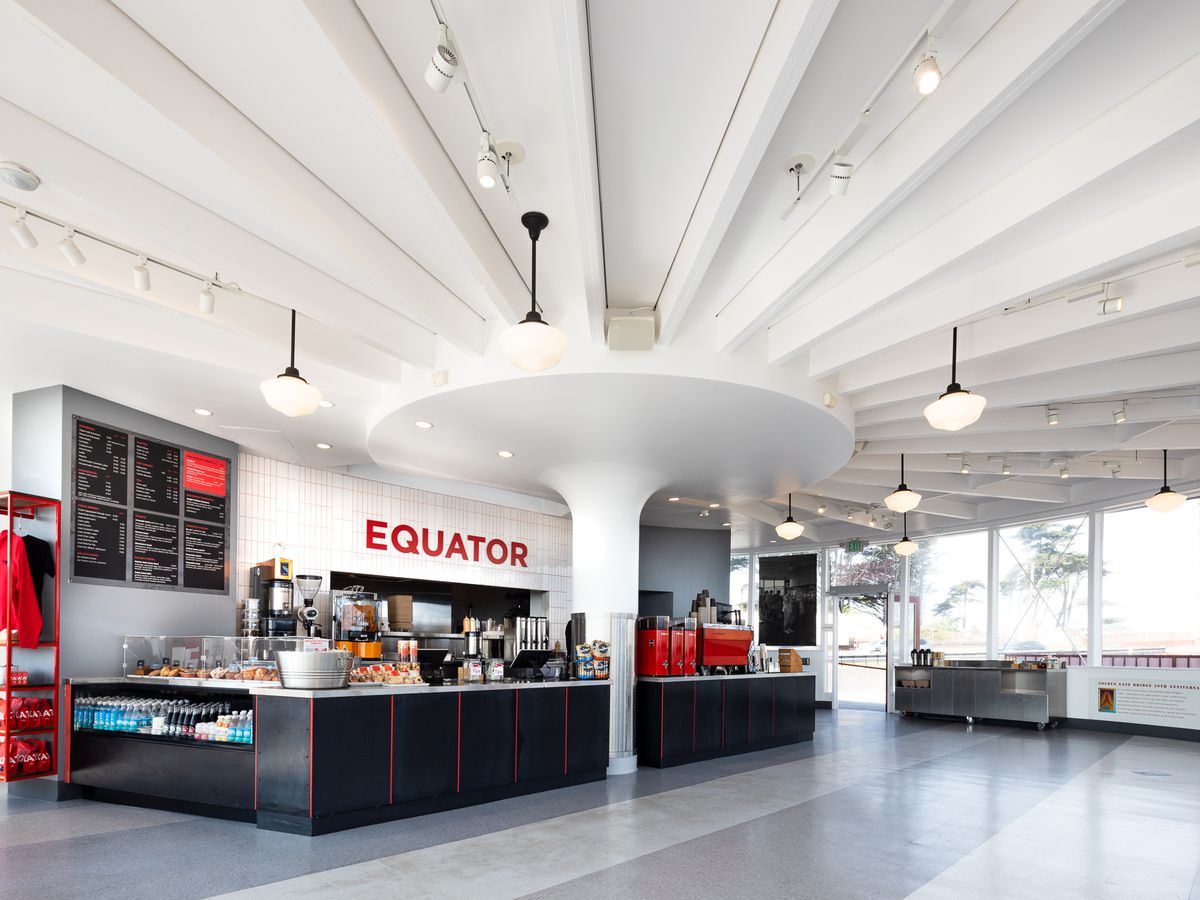 Inside Equator Coffees at Round House Cafe